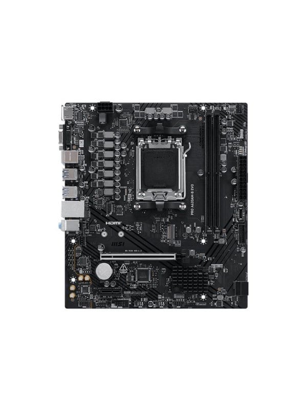 MSI PRO A620AM-B EVO - motherboard - micro ATX - Socket AM5 - AMD A620A Moderkort - AMD A620A - AMD AM5 - DDR5 RAM - ATX