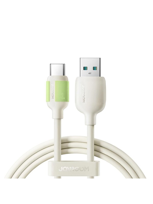 Joyroom S-A53 3A USB-A - USB-C Cable with Fluorescent Tip 1.2m - Beige