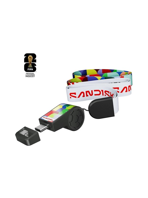 SANDISK - FIFA World Cup 2026 (Global Ediiton) - USB flash drive - 128 GB - 128GB - USB-minne