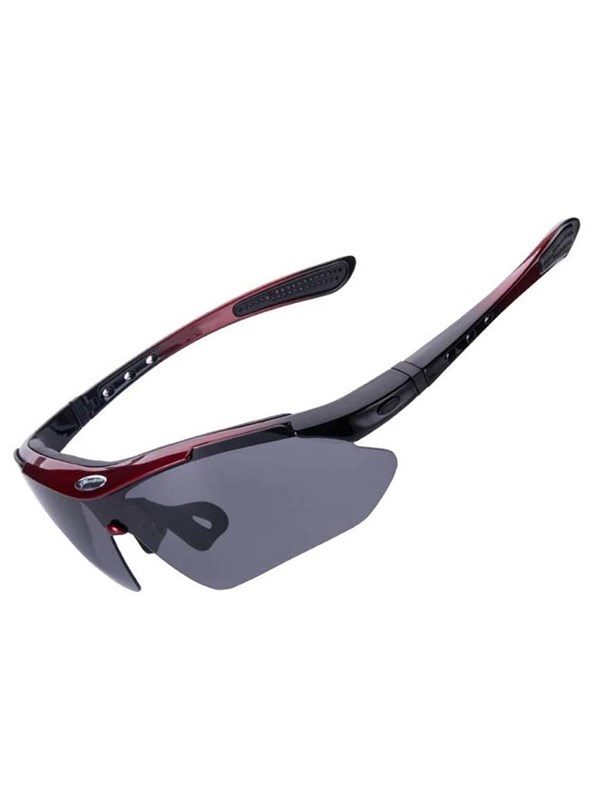 Rockbros 10141 photochromic UV400 cycling glasses - red