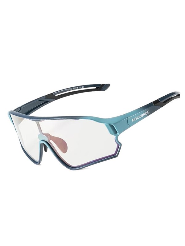 Rockbros 14110009005 polarized cycling glasses for children 8-14 years old - blue