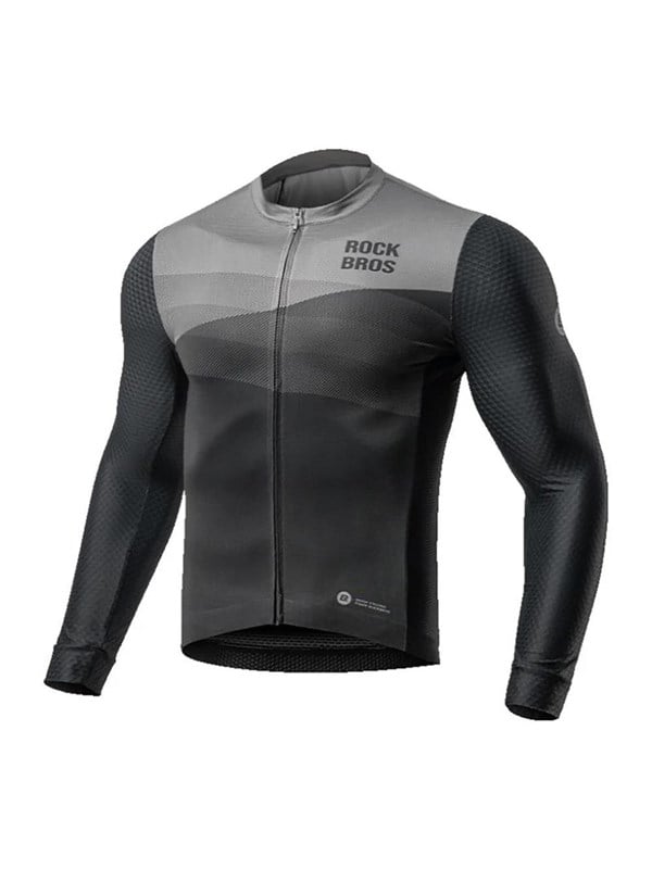 Rockbros 15120009002 Long Sleeve Cycling Jersey Spring/Summer M - Black