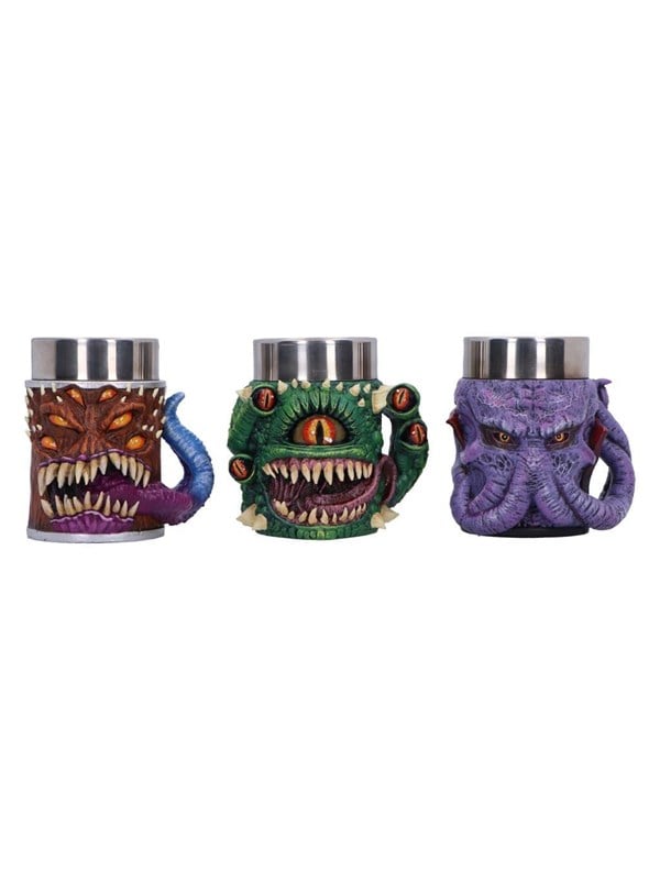 Nemesis Now - Mini Monster - Set of 3 Tiny Tankards 8.8cm - Muggar