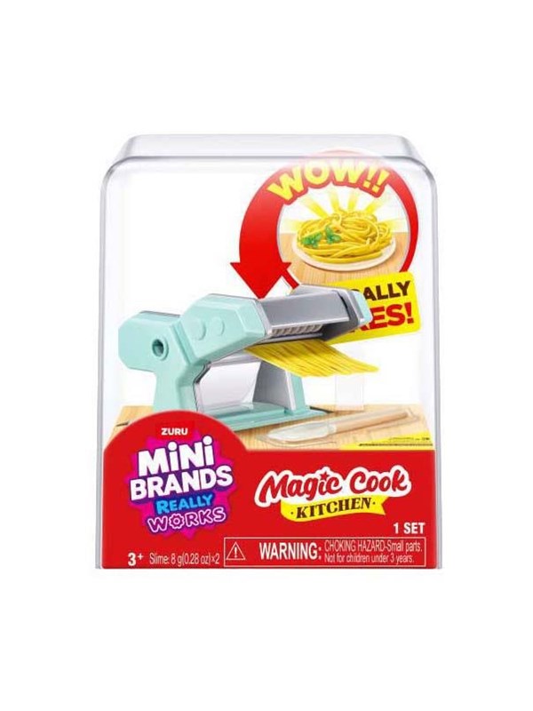 Produktfoto för Mini Brands Magic Cook Kitchen Turkos Pastamaskin - Mini Brands -  Leksaksaffären