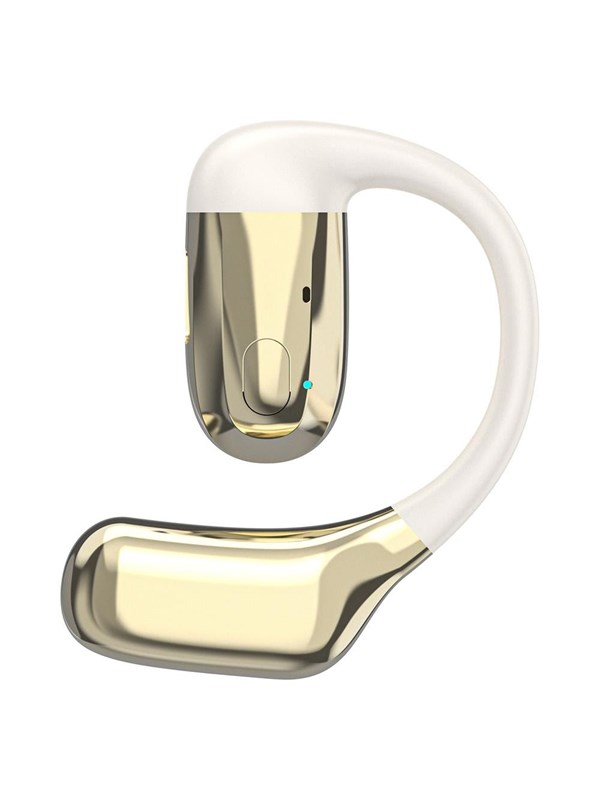 Dudao U4Pro Bluetooth Universal Earphone for Both Ears - Beige-Gold