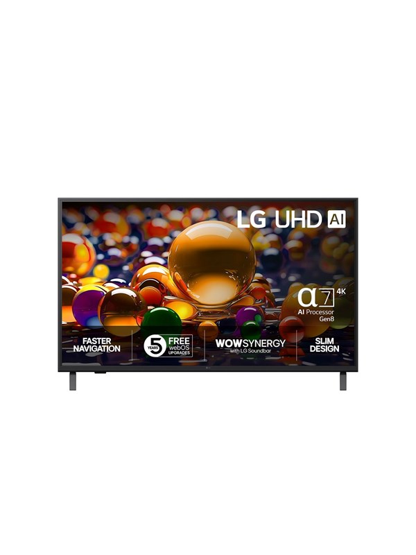 LG 43" TV LED 4K 43" UHD AI UA74 4K Smart TV 2025