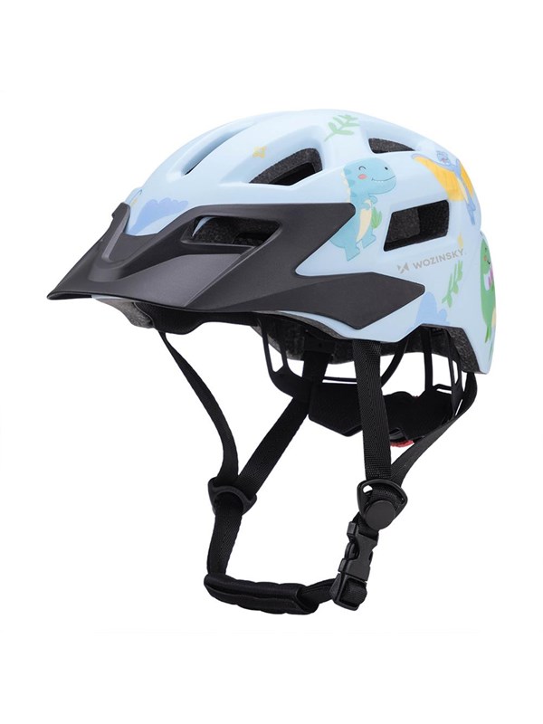 Wozinsky Children's MTB Bicycle Helmet with Detachable Visor 52-56 cm - Light Blue
