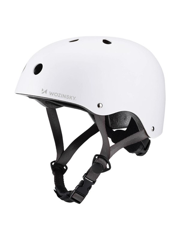 Wozinsky BMX Bicycle Helmet/Scooter Light 48-52 cm - White