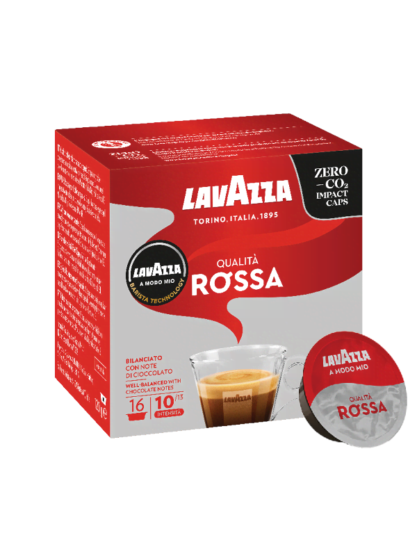 Lavazza A Modo Mio Qualita Rossa Caps - 16 pcs