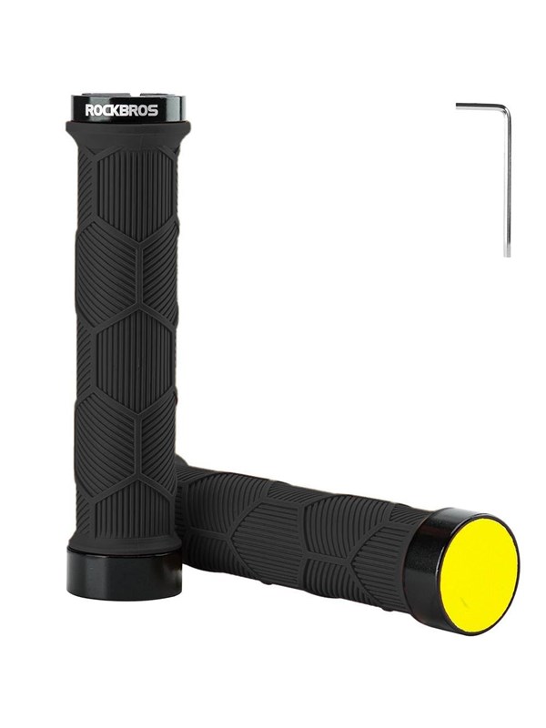 Produktfoto för Rockbros Bicycle Greppar Med Reflector - Svart