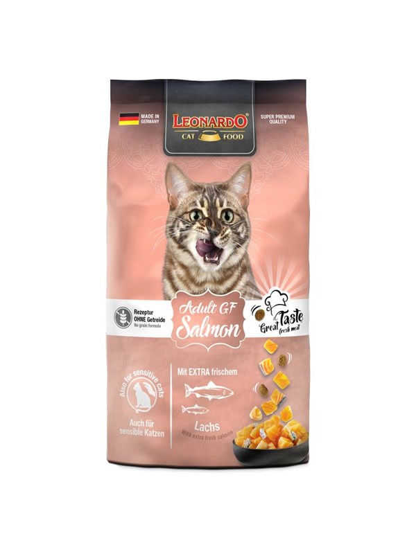 LEONARDO - Catfood Adult Salmon - 7.5kg - Grainfree