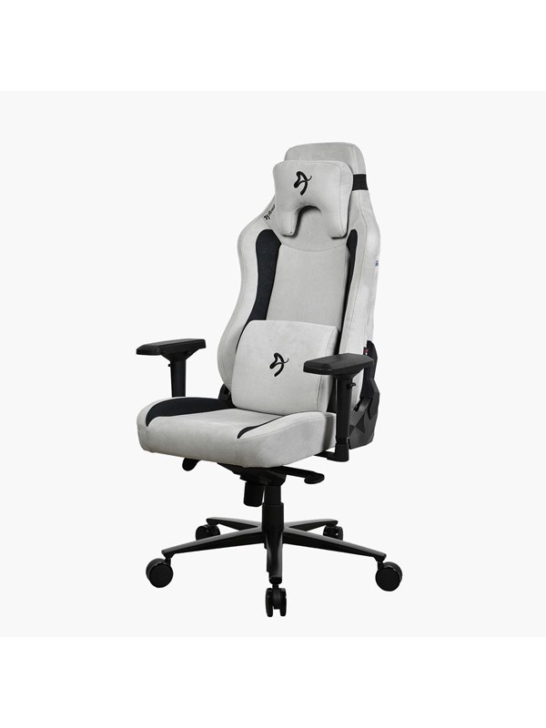 Arozzi Vernazza Kontorsstol - Ljusgrå - Supersoft - Upp till 140 kg