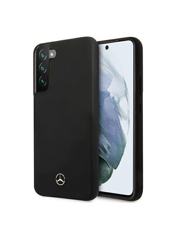 Produktfoto för Mercedes Silicone Skal Galaxy S22 Plus - Svart