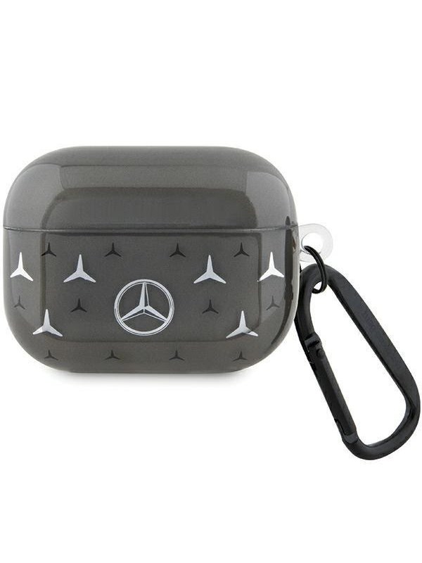 Mercedes Large Star Pattern AirPods Pro Case - Black
