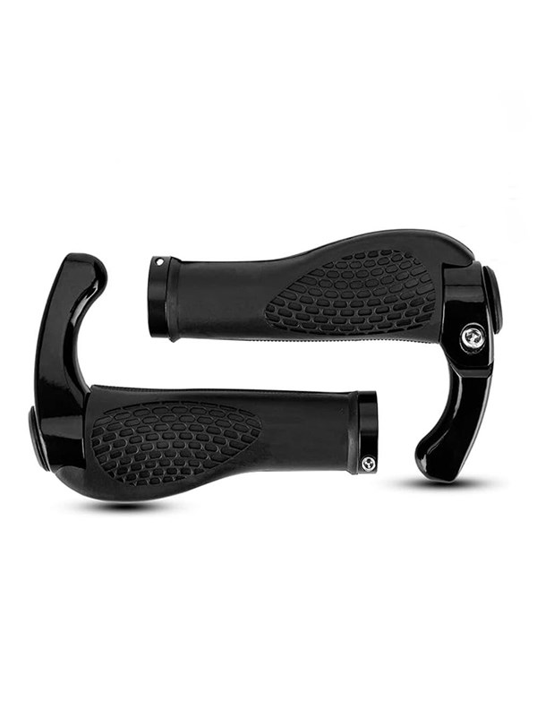 Produktfoto för Rockbros Cykelhållarset med horn - Svart