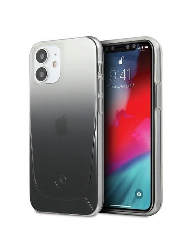 Produktfoto för Mercedes Case skal iPhone 12 mini 5,4" Transparent Line Svart