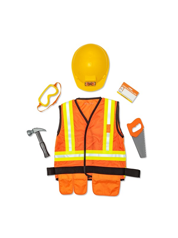 Melissa &amp; Doug Role Play Costume Set Construction Worker