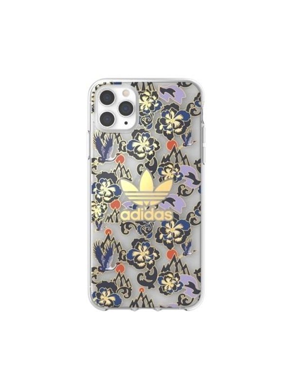Adidas OR Clear Case CNY AOP Case for iPhone 11 Pro Max - Gold