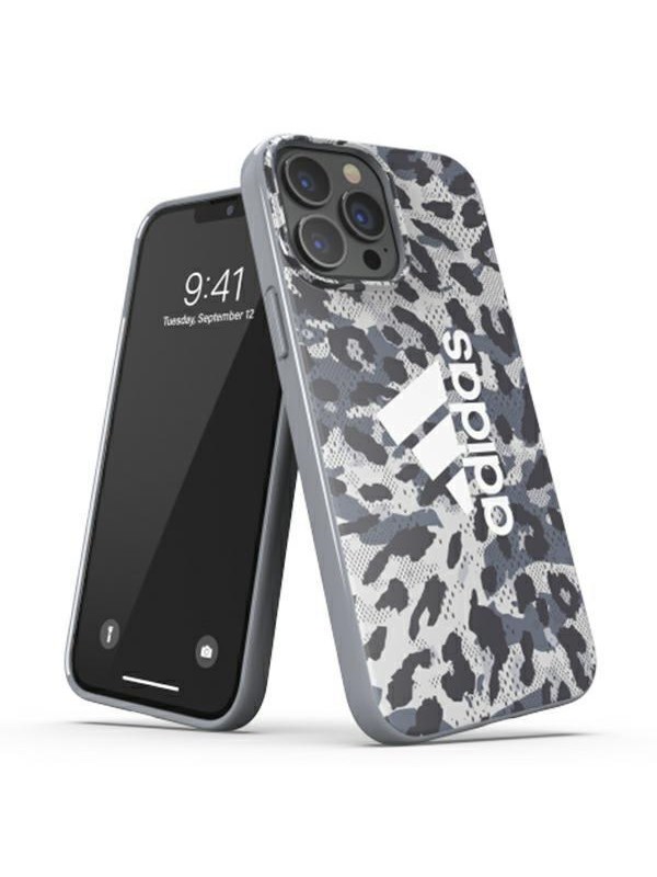 Adidas OR SnapCase Leopard Case for iPhone 13 Pro Max - Grey