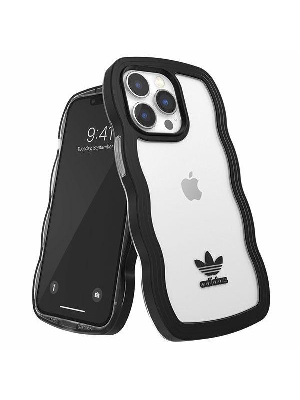 Adidas OR Wavy Case for iPhone 13 Pro / iPhone 13 - Black and Clear