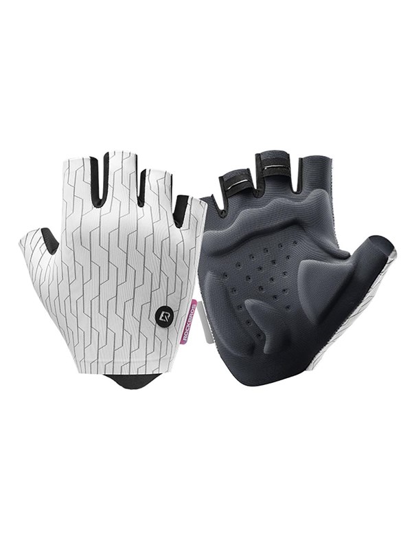 Rockbros MTB cycling gloves size: L - white and black