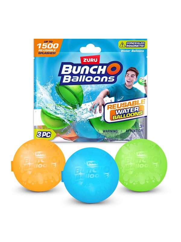 Bunch O Balloons Reusable Magnetic Water Balloons 3-pack
