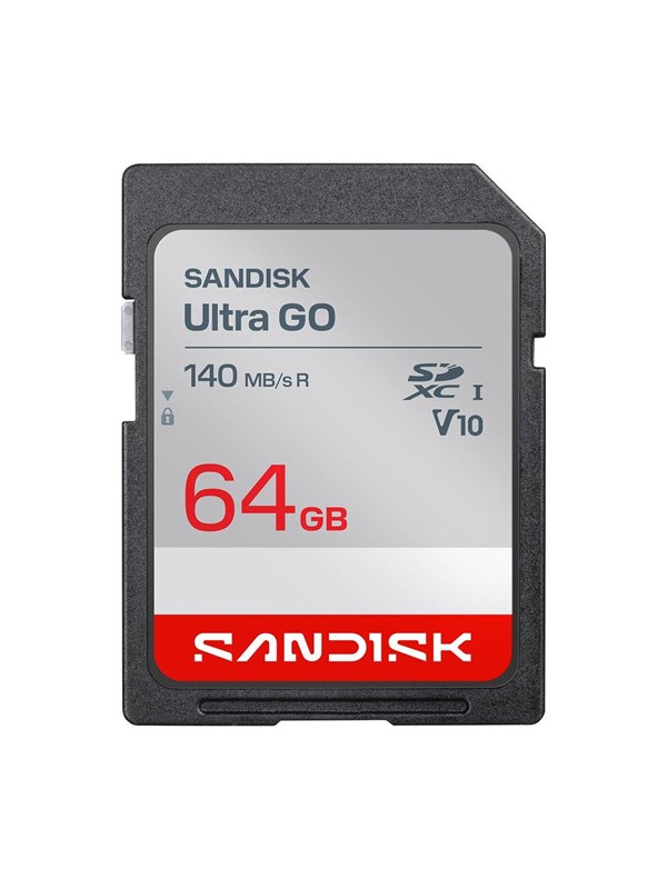 Sandisk Ultra Go SDHC-minneskort 64 GB