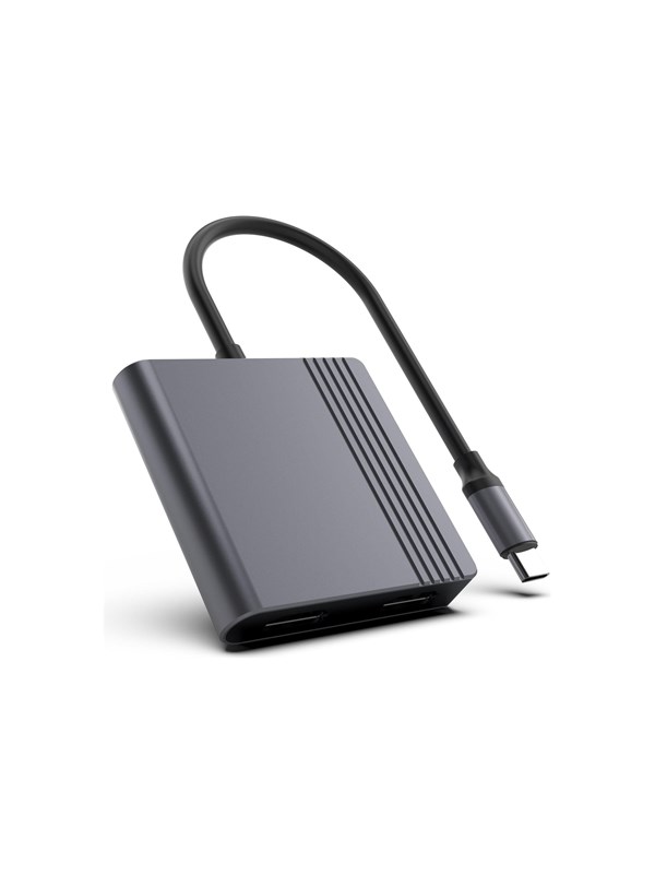 Gembird 2-Port USB-C USB Hub - 2 porte - Grey