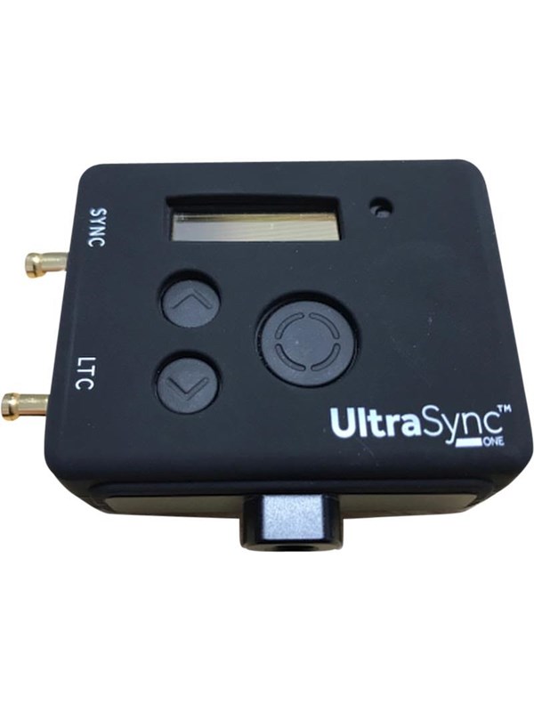 Atomos Black silicone case featuring 1/4″ mounting threads designed to fit the UltraSync ONE.