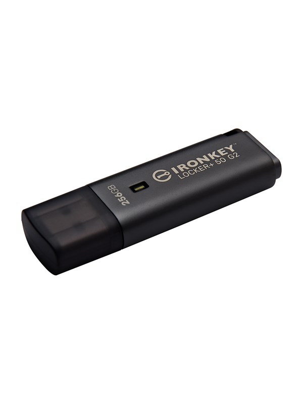 Kingston IronKey Locker+ 50 G2 - Svart - 256GB - USB-minne