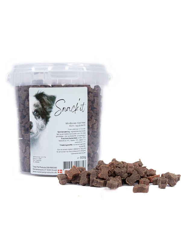 Snack'it - Semi-Moist Mini Bones w/ Horse  500g