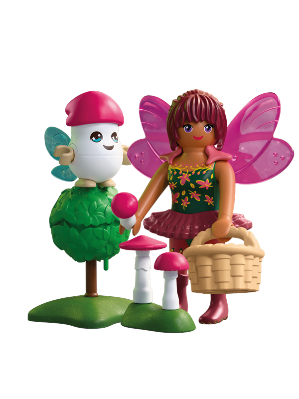 Playmobil Figures - Fe med söt hjälpare