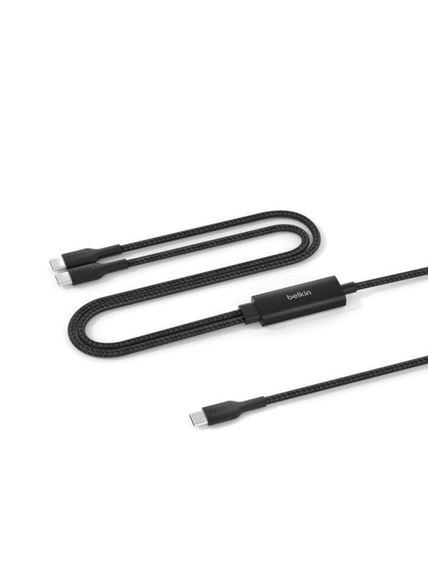 Belkin BoostCharge Pro 140W Dual USB-C Cable - 1.5m - Black