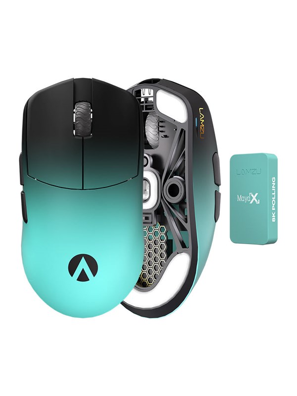 Lamzu Maya X - Gamingmus - Optic - 6 knappar - Blå - SEK 1.199 - Spara 20%