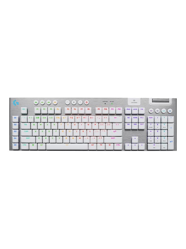 Logitech G915 X - 100% Full-size - Tactile - Gaming Tangentbord - Fransk - Vit