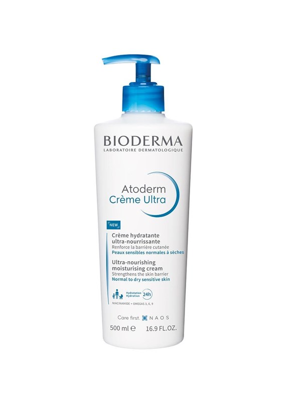 Bioderma Ultra-Nourishing/Moisturising Body Cream Day & Night 500 ml