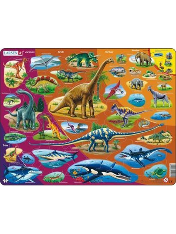 Larsen Puzzles Puzzle Natural History - 85 pieces Maxi (36.5x28.5 cm) 2D Pussel