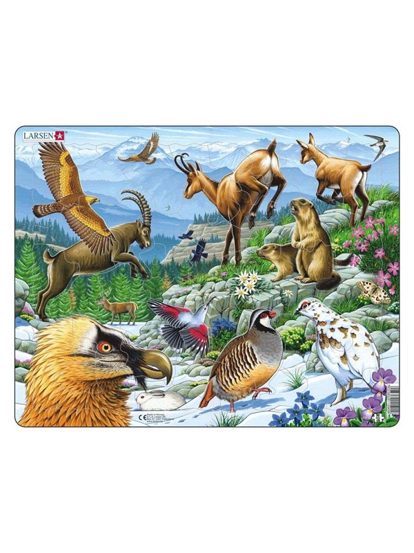 Larsen Puzzles Puzzle Alps - 55 pieces Maxi (36.5x28.5 cm) 2D Pussel