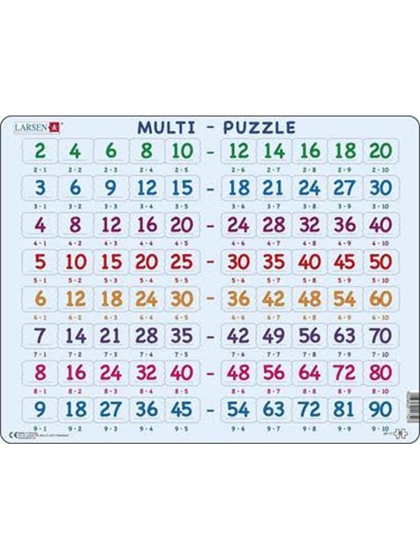 Larsen Puzzles Puzzle Multi-Puzzle - 80 pieces Maxi (36.5x28.5 cm) 2D Pussel
