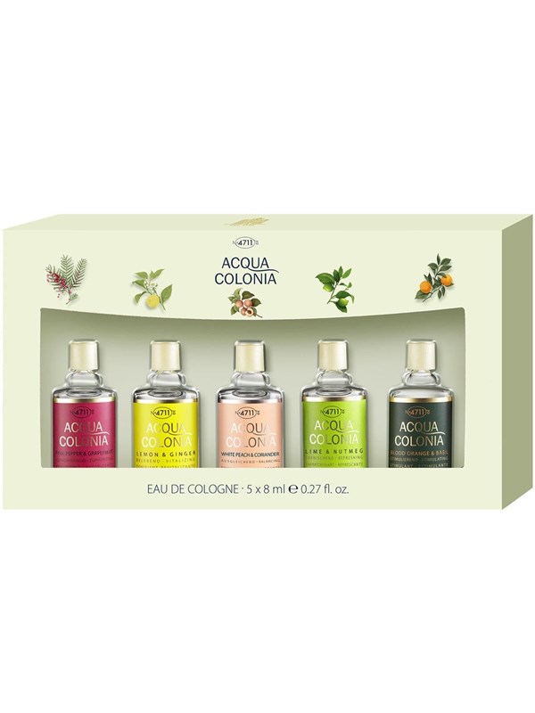 4711 Acqua Colonia - 5 x 8 ml Eau de Cologne. 40 ml. - Gavesæt.