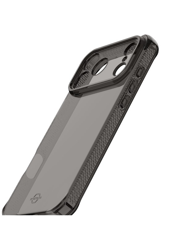 ITSKINS SPECTRUM CLEAR cover for iPhone 17 Pro®. Smoke