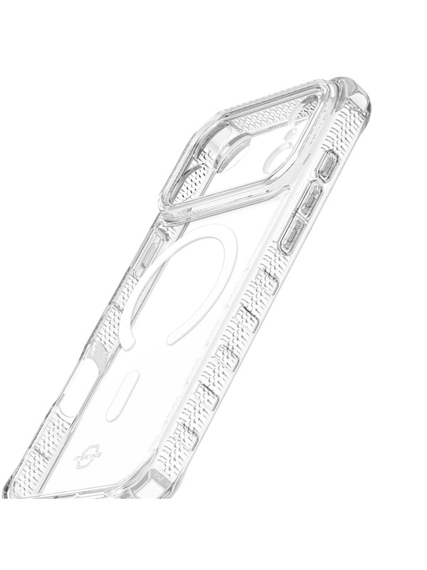ITSKINS  HYBRID MAGSAFE CLEAR cover for iPhone 17 Pro Max®. Transparent
