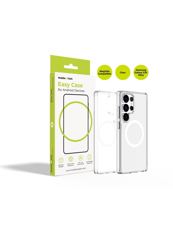 Mobile Origin Easy Case MagSafe Clear - Samsung Galaxy S26 Ultra