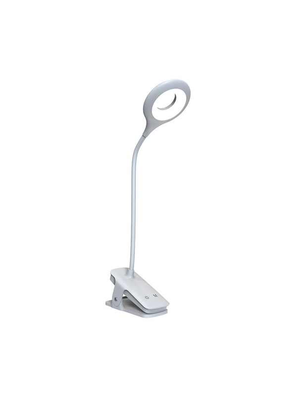 Wozinsky Mini  Wireless LED Reading Lamp with Clip + USB-C Cable - White