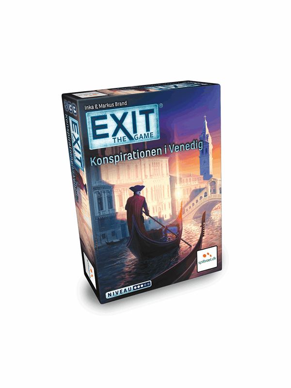 Spilbræt EXIT 17: Konspirationen i Venedig (DK)