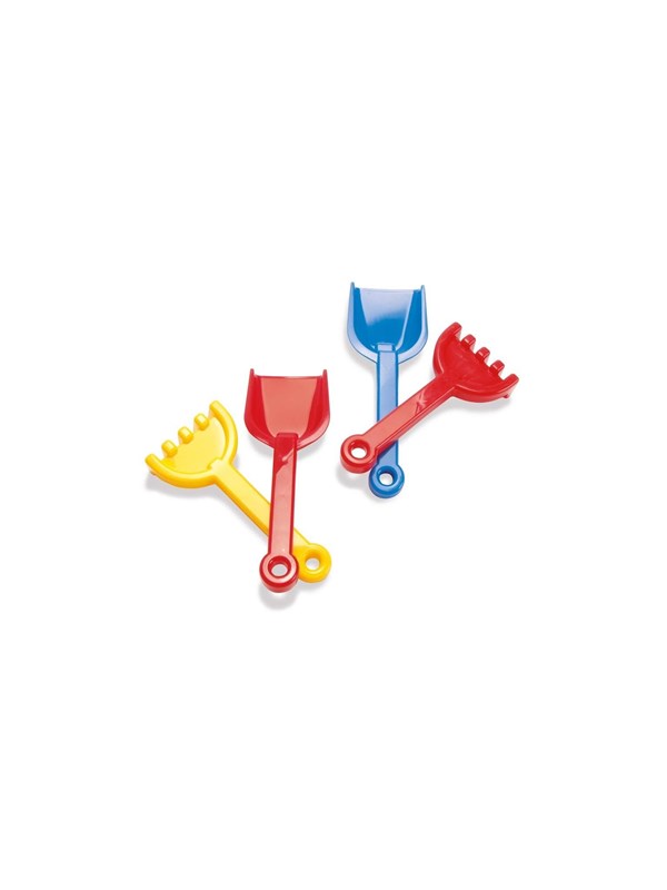 Dantoy Shovel &amp; Rake 21-24 cm - Assorted