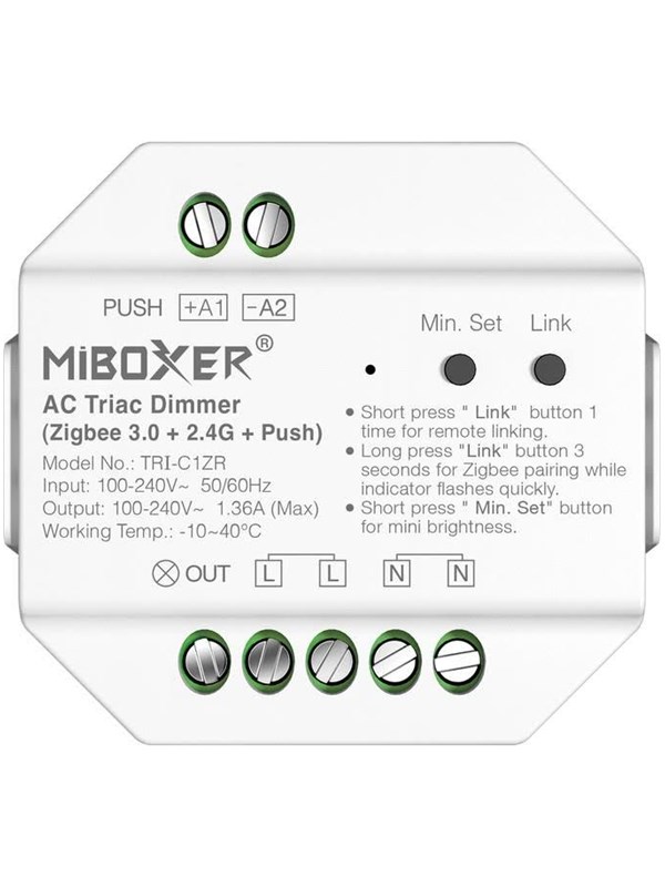 Miboxer Dæmper - AC - TRIAC - 300W - 230V - Zigbee 3.0