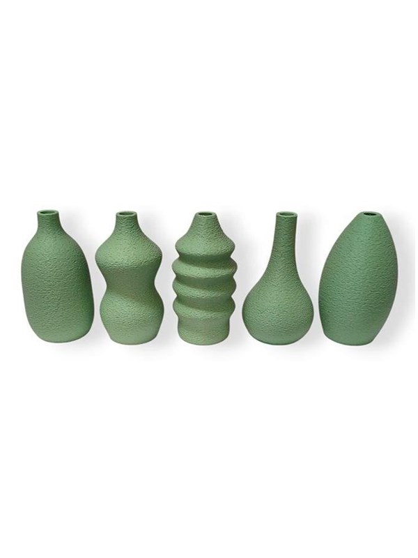 Simiu MINI VASES - 8 cm - 5 pcs - Dusty Green
