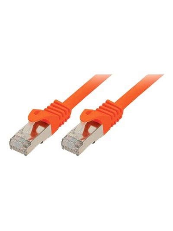 SCONN Shiverpeaks BASIC-S patch cable - 1 m - orange - Orange - 1m