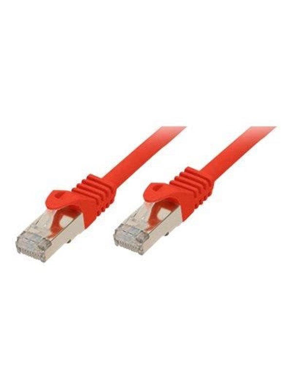 SCONN Shiverpeaks BASIC-S patch cable - 10 m - red - Röd - 10m